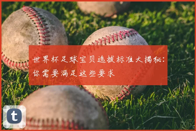 世界杯足球宝贝选拔标准大揭秘：你需要满足这些要求